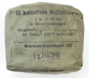 German First Aid Bandage 1945
