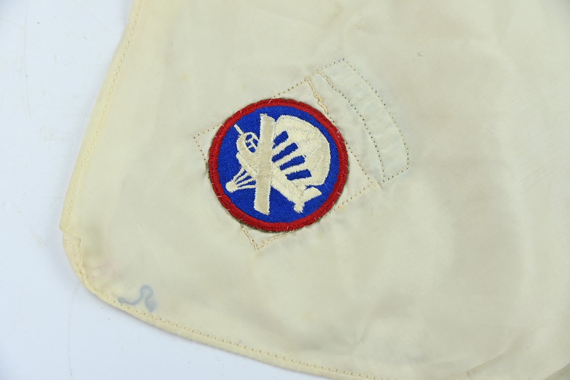 US WW2 82nd Airborne 504th PIR Patched Scarf
