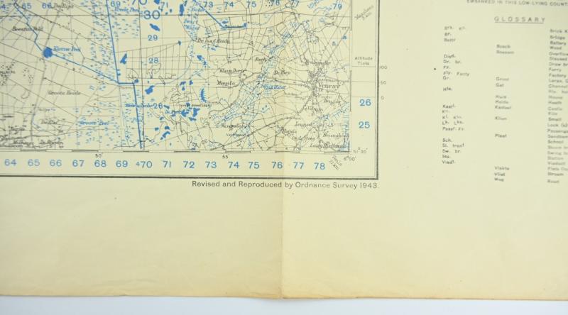 US WW2 Mapcard 's-Hertogenbosch Holland 1944