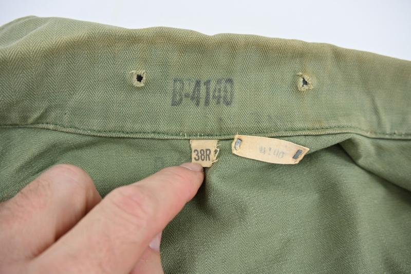 US Army Vietnam War HBT Utility Shirt