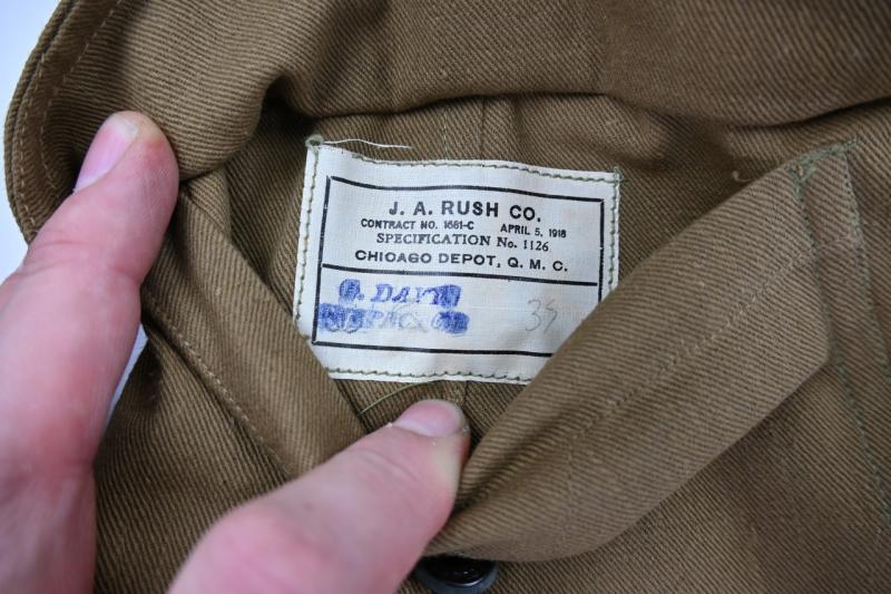 US pre-WW1 M1912 Summer Field Coat