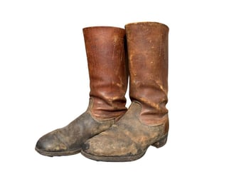 German WWII Brown Jackboots