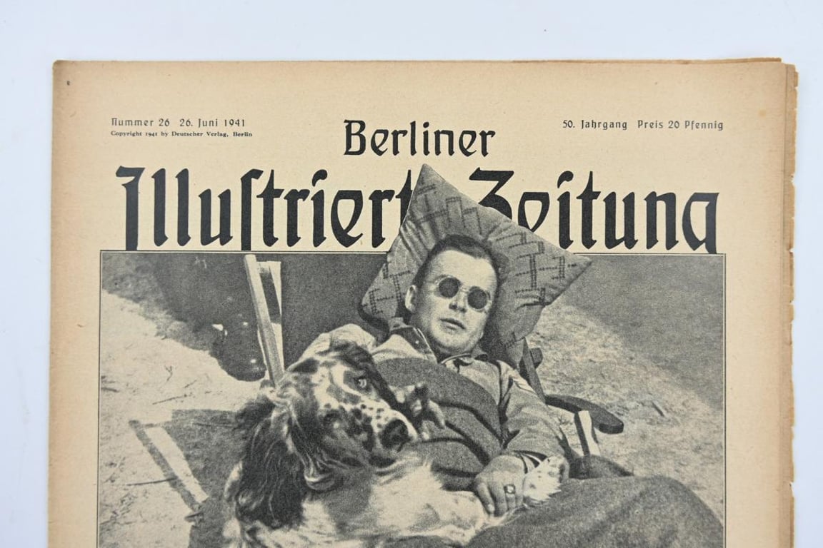 German Berliner Illustrierte Zeitung Newspaper June 1941