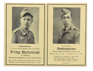 German LW FSJ Deathcard Set