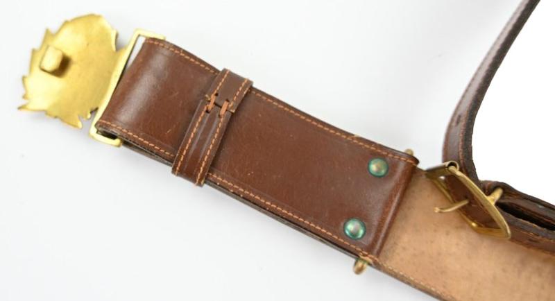 Italian WW2 Fascist Officer's Belt & Buckle
