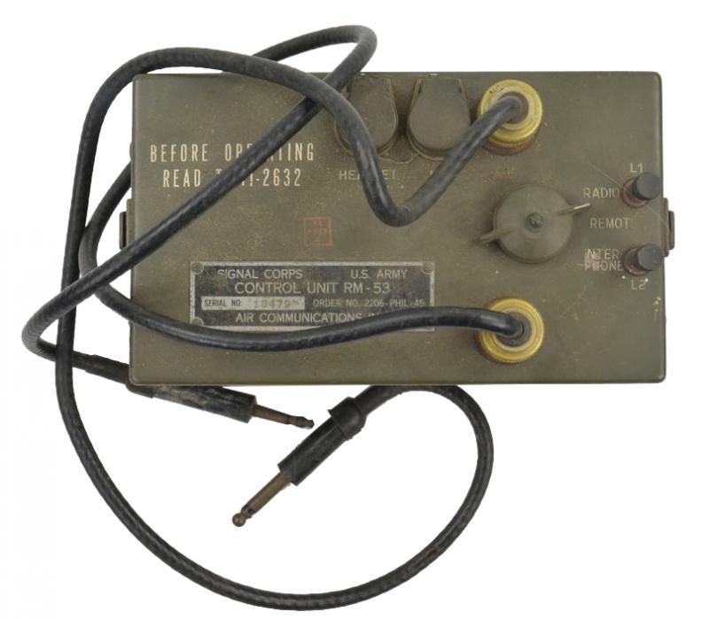 US WW2 Signal Corps control unit RM-53