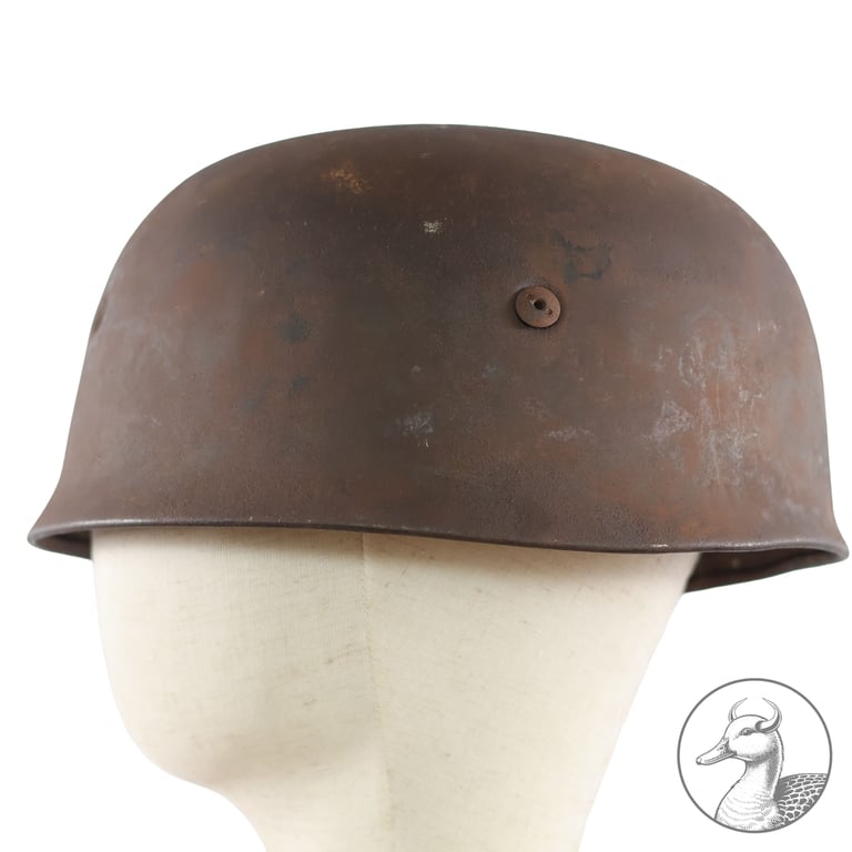 Stahlhelm Fallschirmjäger Glocke Scheunenfund