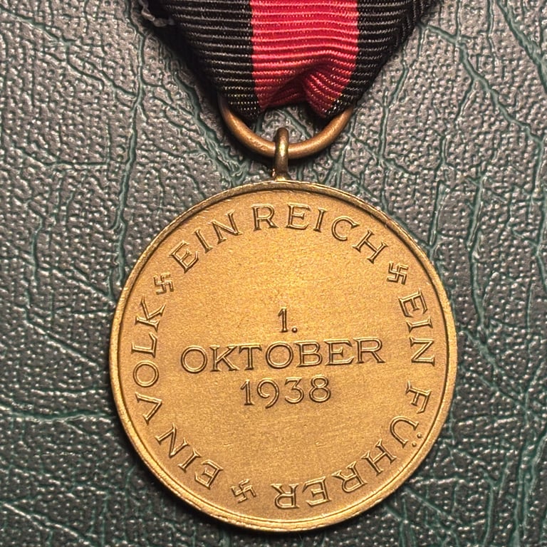 Sudetenland Medal with Ribbon