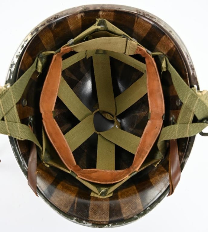 US WW2 Airborne 517th Parachute Infantry Regiment Camouflage Helmet