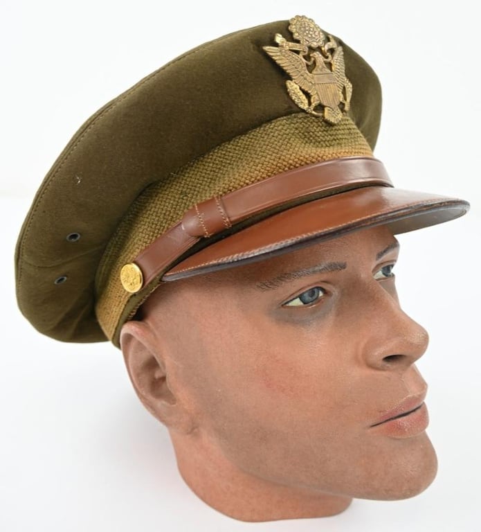 US WW2 Officer's Semi-Crusher Visor Cap