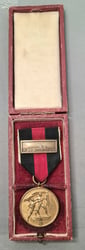 Boxed Czech Occupation Medal with Prague Bar