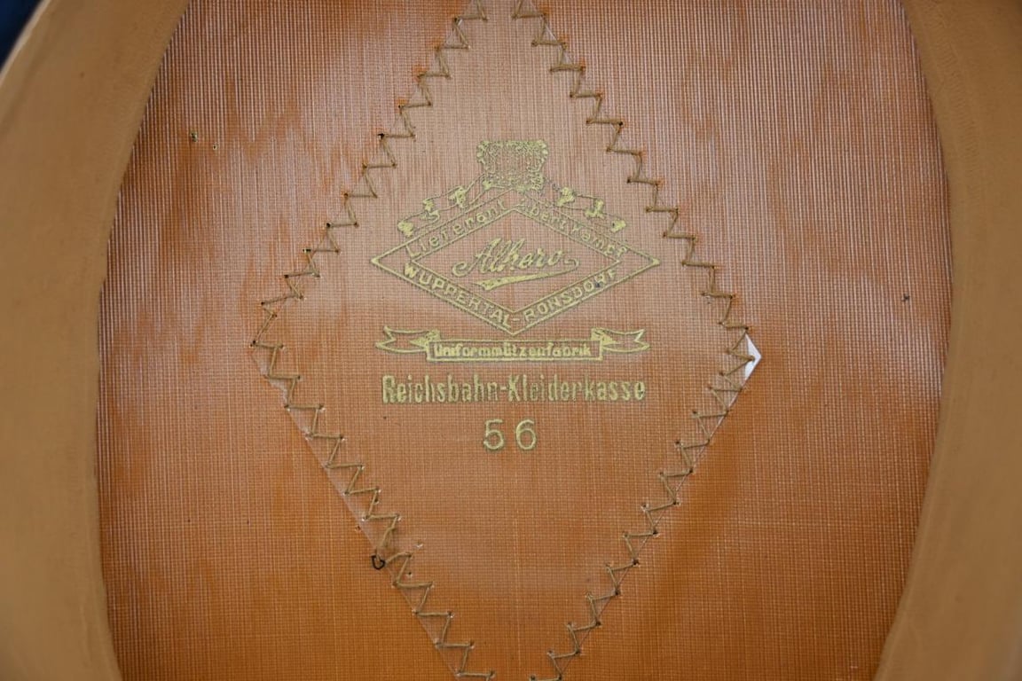 German Reichsbahn NCO Visor Cap