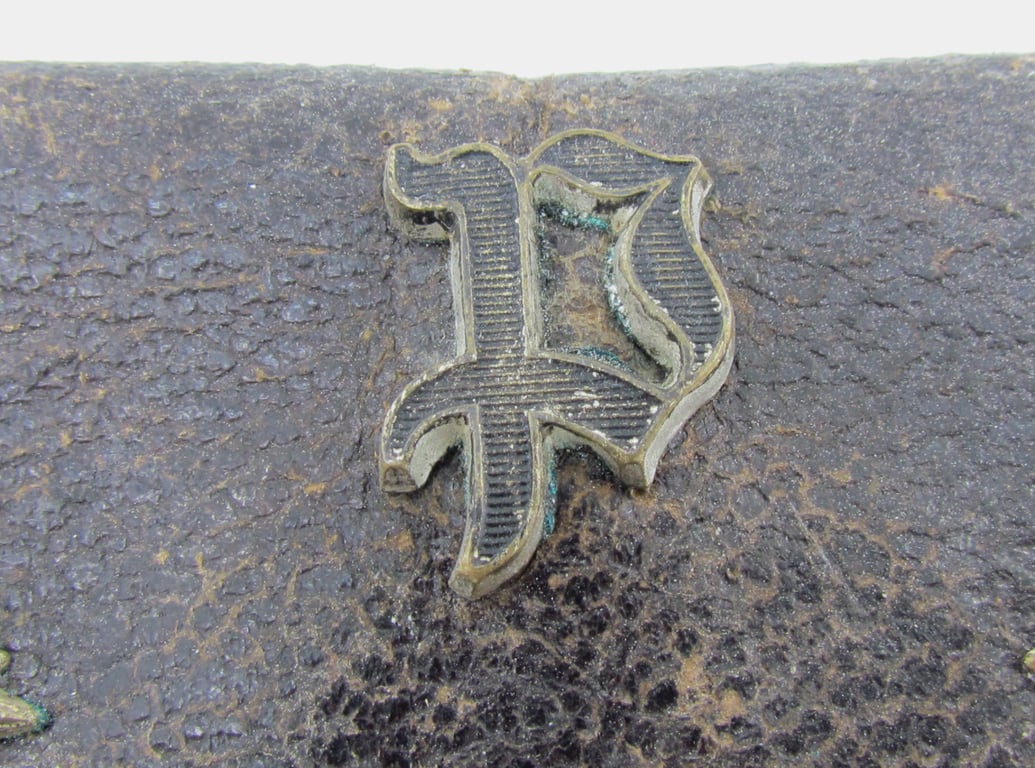 Wehrmacht Soldier Wallet with Panzerjäger cypher and 2x rank pips