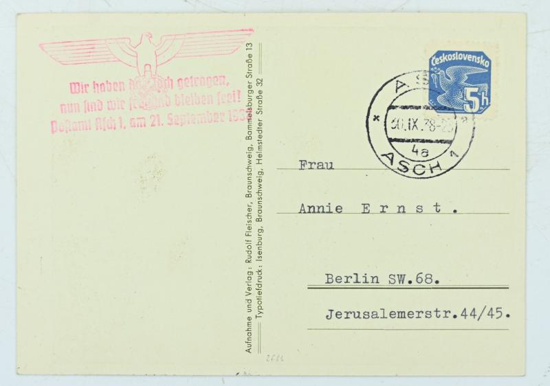 German Third Reich Postcard 'Deutsche jugend'