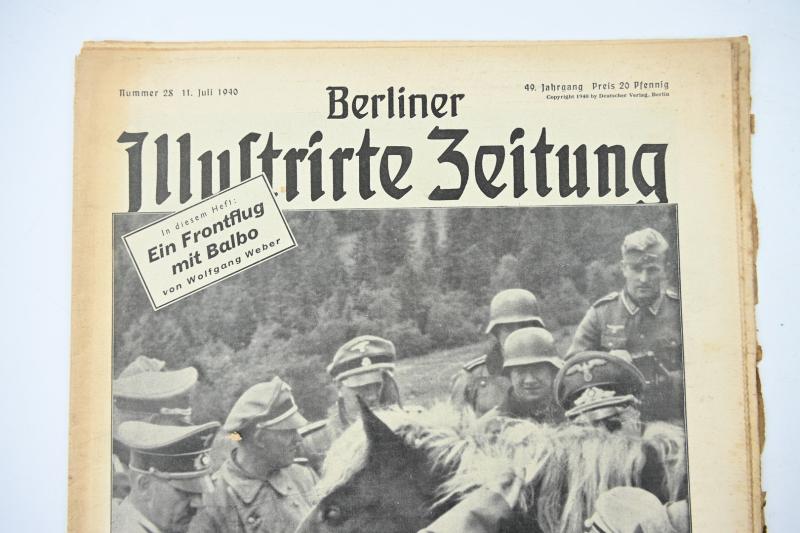 German Berliner Illustrierte Zeitung Newspaper 1940