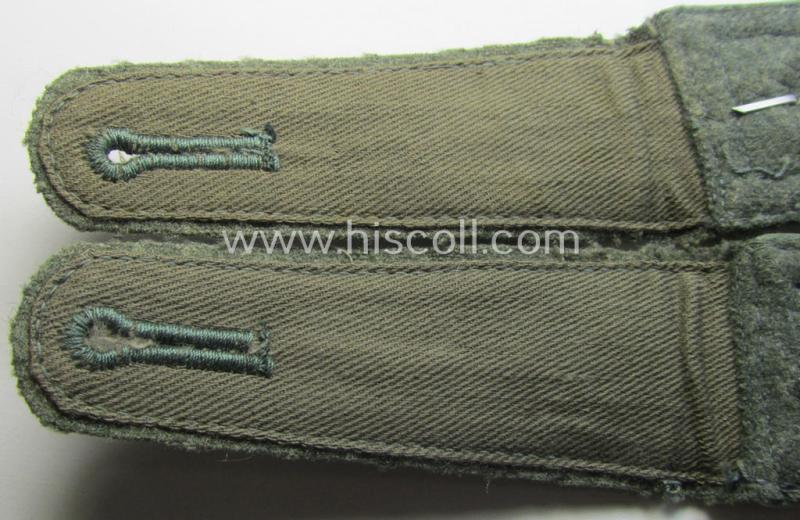 Pair of WH (Heeres) so-called: 'M40 o. M43'-pattern, NCO-type shoulderstraps: 'Feldwebel der Nachschub-Trpn.'