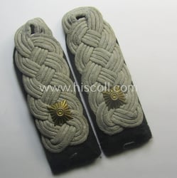 Pair of WH (Heeres) officers'-pattern shoulderboards as piped...