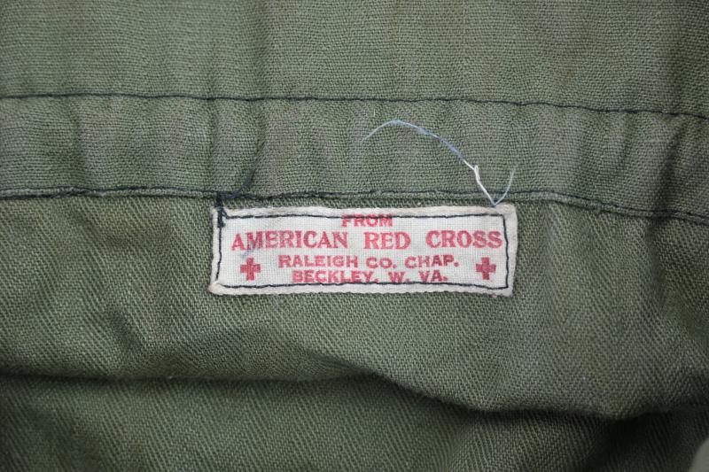 US WW2 Red Cross Ditty Bag