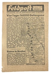 Allied WW2 Droppingsflyer 'Feldpost'