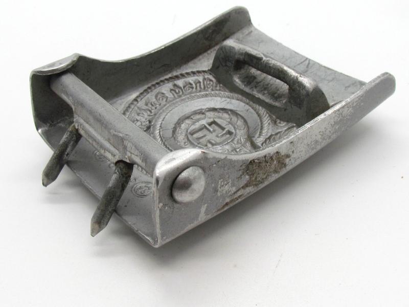 Waffen-SS Aluminum Belt Buckle - RZM 36/40 SS