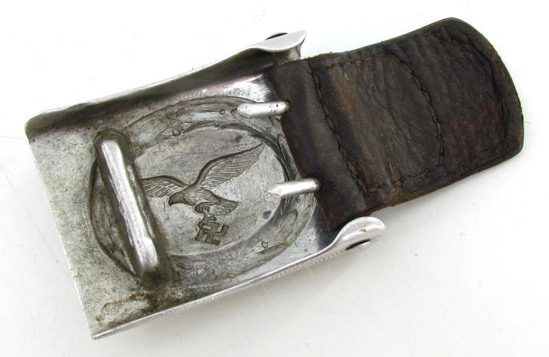 Luftwaffe Tabbed Aluminum Buckle 1939 ( JMO )
