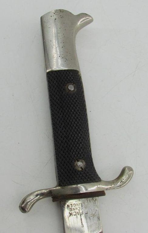 RARE German fire brigade ‘Feuerwehr’ saw tooth dress bayonet by E. Pack & S.