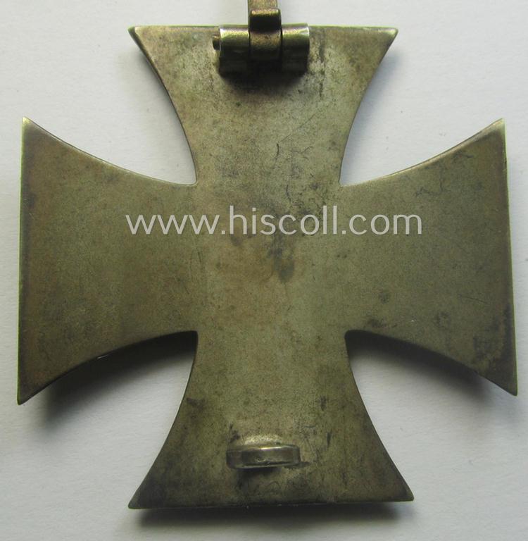 'Eisernes Kreuz 1. Klasse' (ie. Iron Cross 1st class) being an early-pattern (and non-maker-marked) example by the: 'Wilh. Deumer'-company that comes complete in its specific etui as issued and recently found