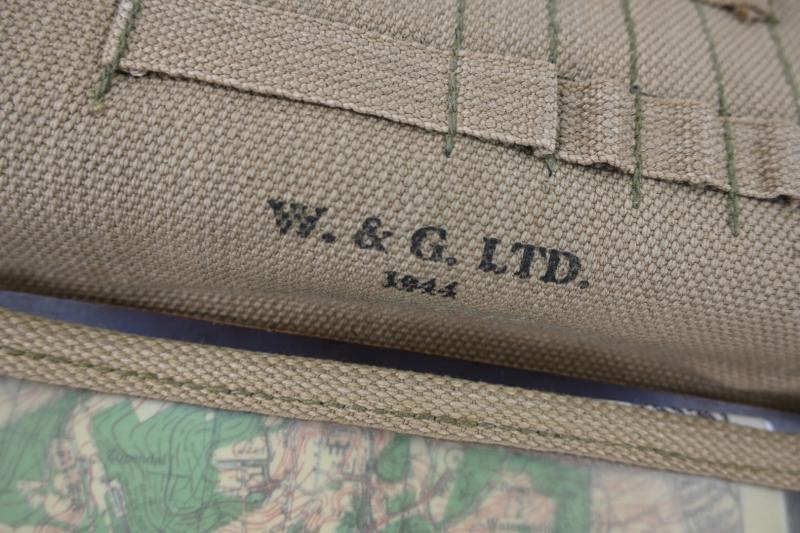 British WW2 Officer Mapcase 1944