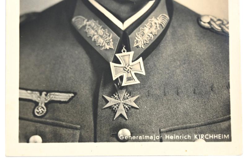 German Postcard of KC Recipient 'Heinrich Kirchheim'