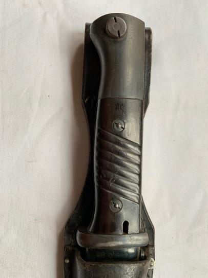 K98 Combat Bayonet with Leather Frog