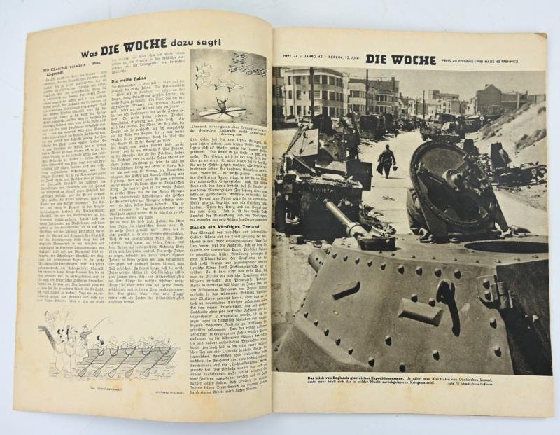 German Third Reich Magazine 'Die Woche' 1940
