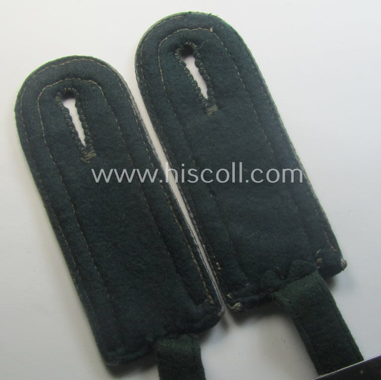 Pair of WH (Heeres) early-war-period- (ie. 'M40'-pattern, 'tailor-made') NCO-type shoulderstraps: 'Uffz. eines Nachschub-Kraftfahr-Abts.'