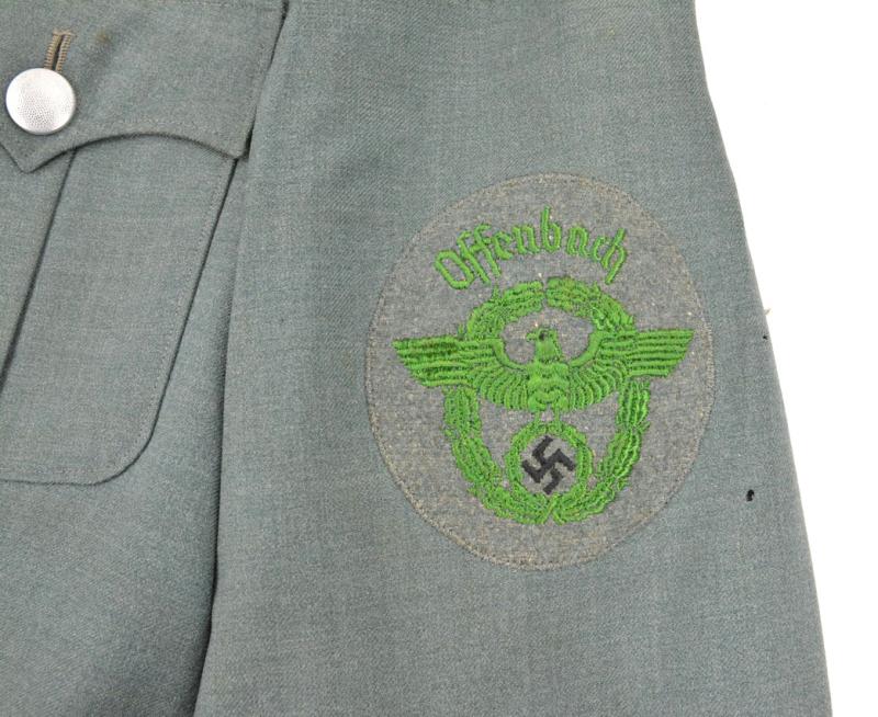 German 'Schutzpolizei' Service Tunic 'Offenbach'