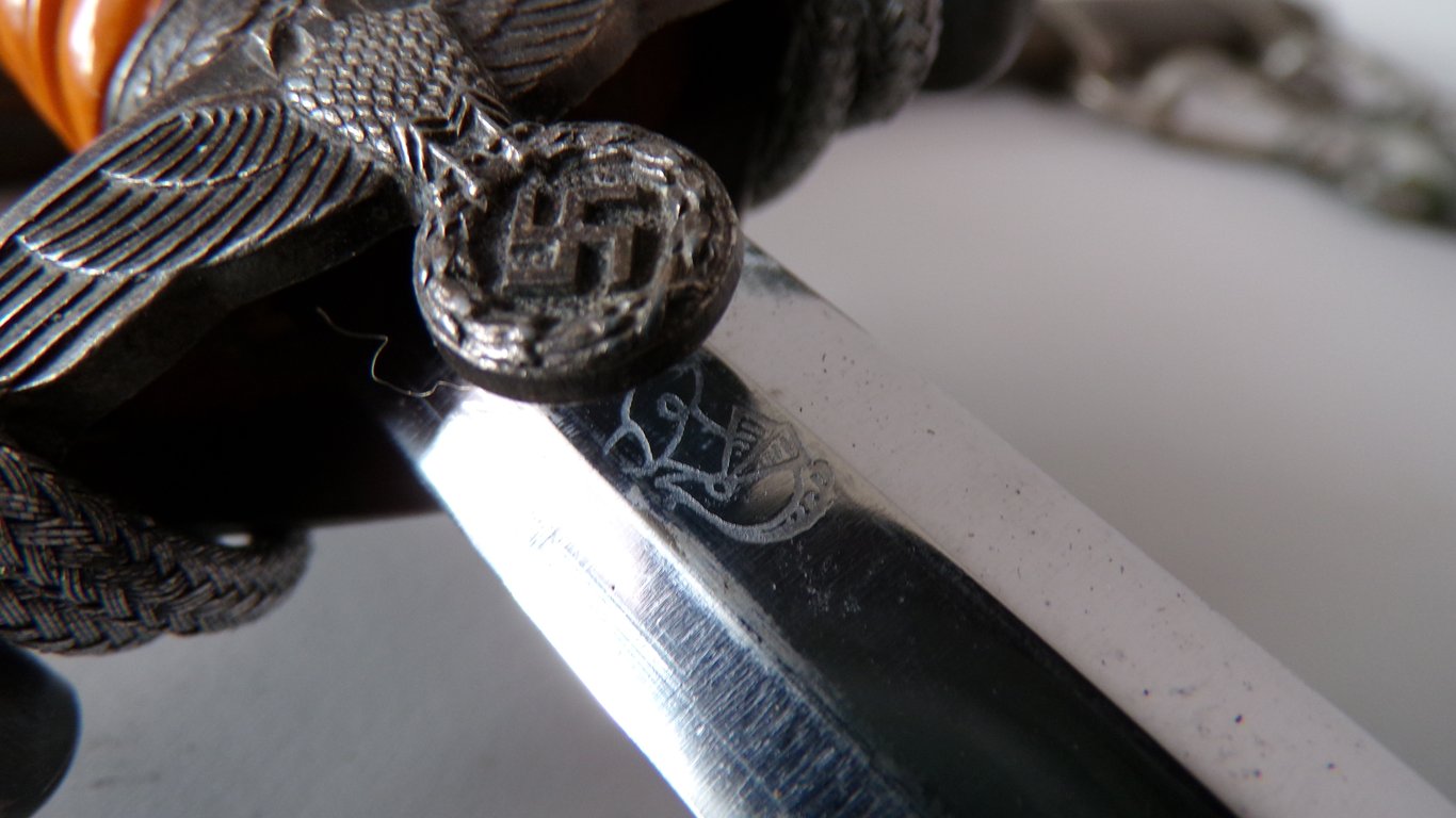 Army Officer dagger with hanger and portepee by WKC