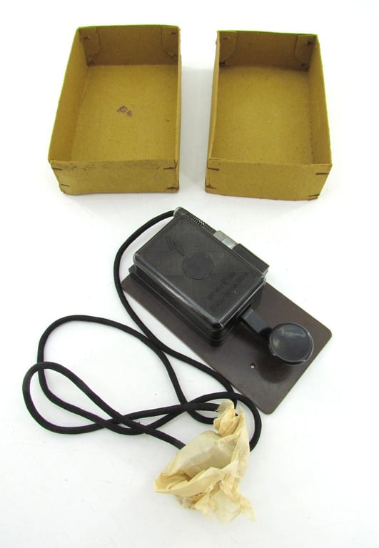 Wehrmacht Morse Code Telegraph Key in Original Box