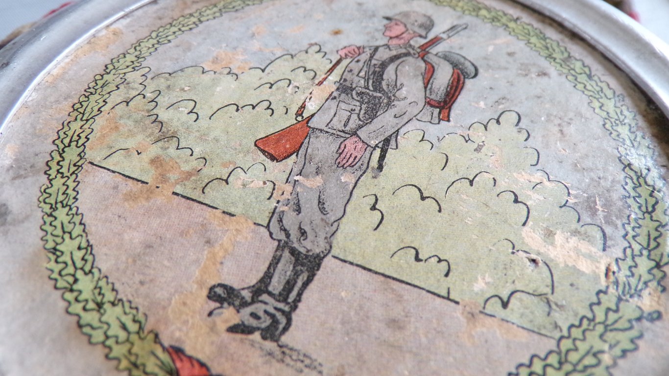 Early Third Reich Wehrmacht Reservist Feldflasche
