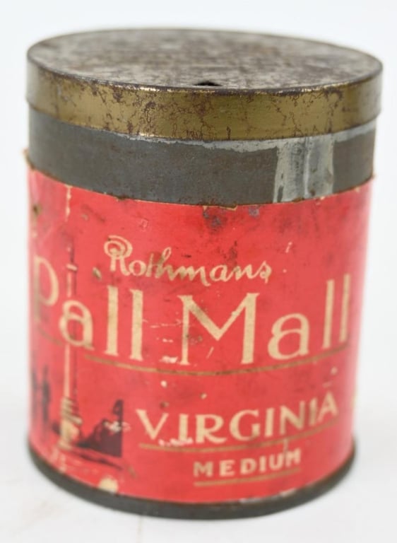 British WW2 Pall Mall Tin Can of Cigarets