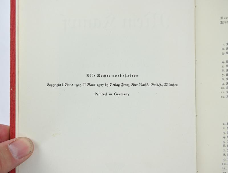 German Book Adolf Hitler 'Mein Kamp' Austrian Special Edition