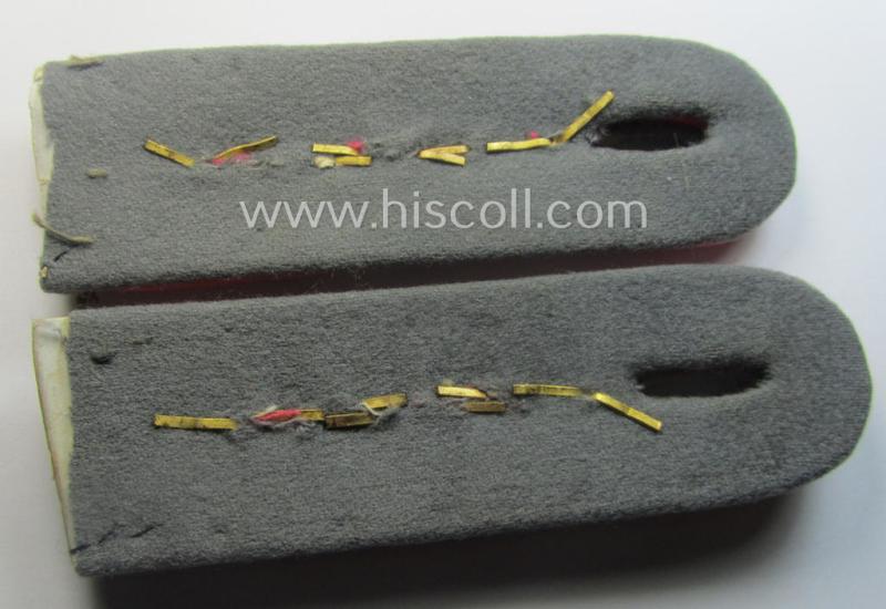 Pair of WH (Heeres) 'cyphered' officers'-type shoulderboards: 'Hauptmann der Reserve des Panzerjäger-Abts. 1' (having a rarely seen pair of smaller-sized 'P'-cyphers ie. 'Ziffern' period-attached)