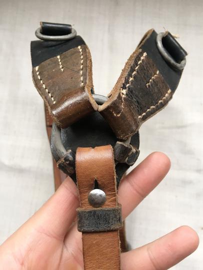 WH (Heer) Leather Y-Straps -1942-