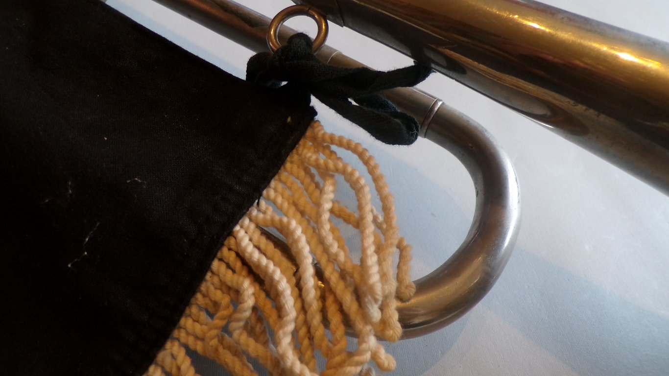 Large Deutsches Jungvolk (DJ) Trumpet and Banner