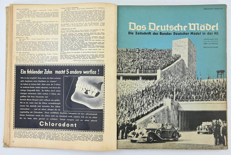 German Magazine Book 'Das Deutsche Mädel' 1937