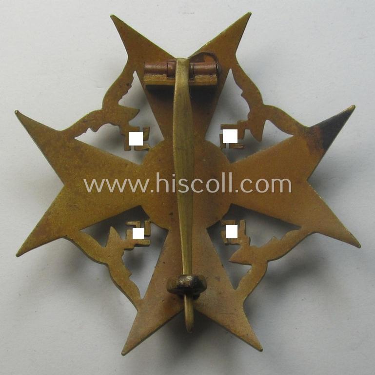 Superb - and actually fairly scarcely encountered! - 'Spanienkreuz ohne Schwerten in Bronze' being a neat non-maker-marked example that was produced by a to date still unidentified maker