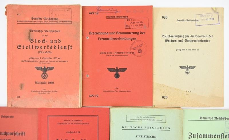 German Third reich Reichsbahn Booklet Set