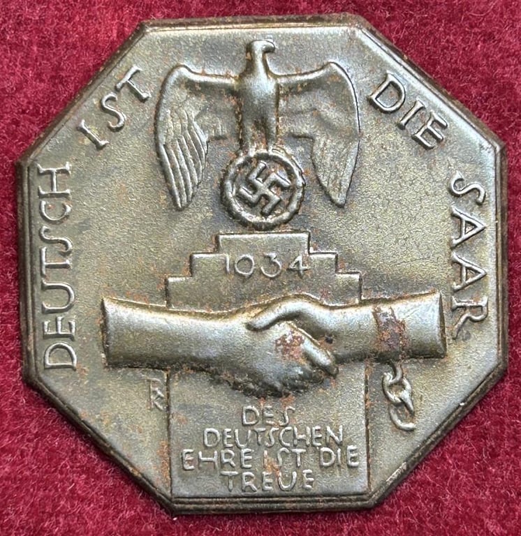 3rd Reich Deutsch ist Die Saar 1934