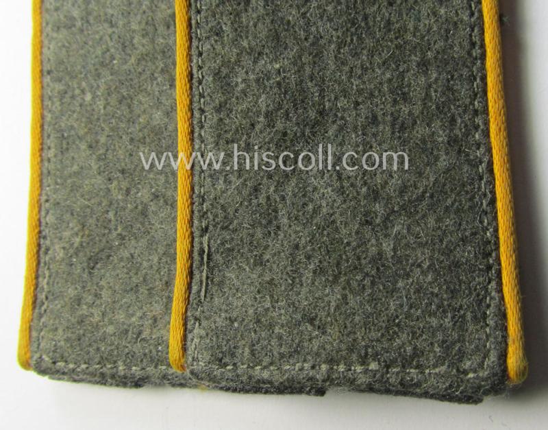 Pair of WH (Heeres) simplified- ie. 'last-ditch'- (ie. 'M44/M45'-) pattern EM-type shoulderstraps: 'Soldat eines Kav. o. Aufkl.-Abts. o. Rgts.'