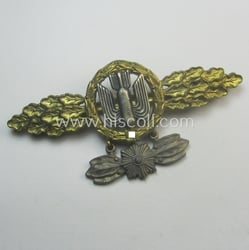 Attractive, WH (LW) 'Frontflugspange für Kampfflieger in Gold...