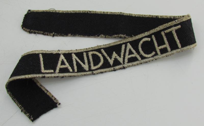 Dutch 'Landwacht' Cufftitle