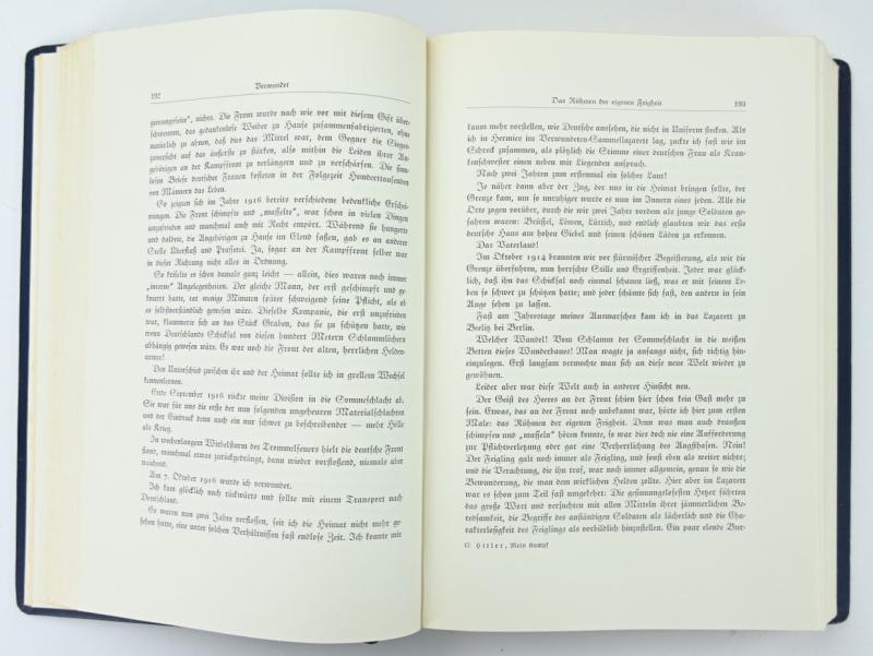 German Adolf Hitler Mein Kampf Book '50 Years anniversary'