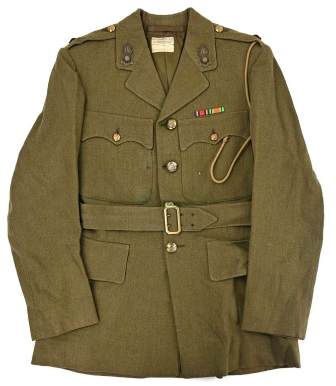 British WW2 Royal Artillery Grouping Major B.Hodgson